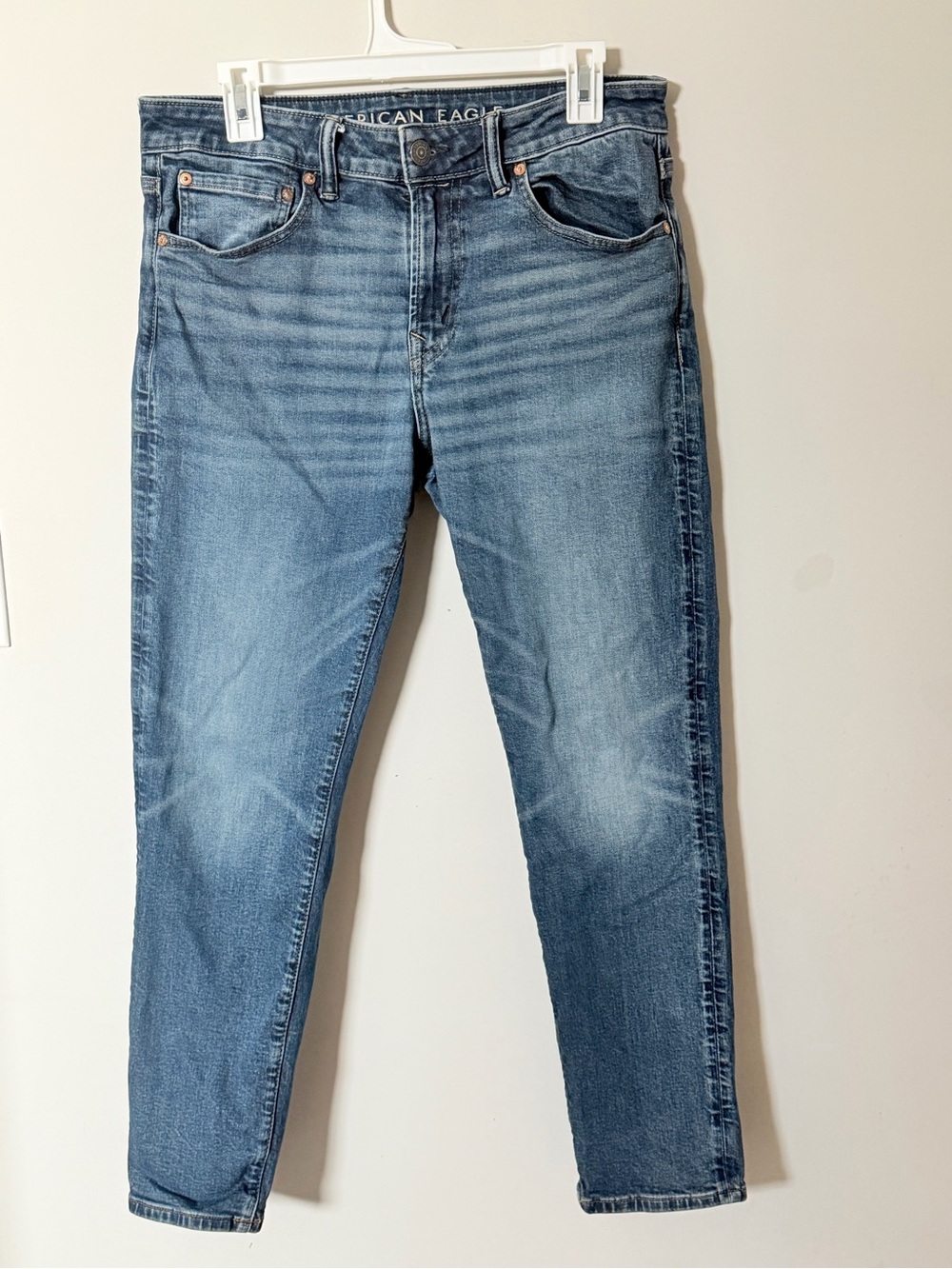 American Eagle AirFlex+ Slim Straight Jeans Medium Wash 31x30